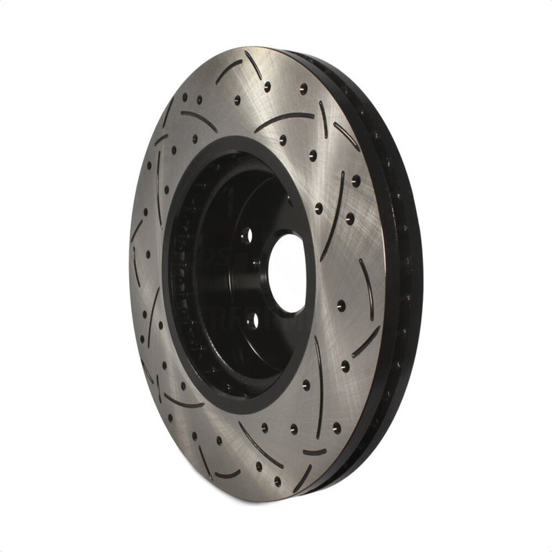 DS-One | Coated Slotted Drilled Disc Brake Rotor - Front - Subaru 2006-2021