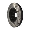 DS-One | Coated Slotted Drilled Disc Brake Rotor - Front - Subaru 2006-2021