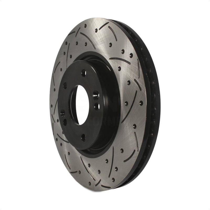 DS-One | Coated Slotted Drilled Disc Brake Rotor - Front - Hyundai / Kia 2006-2020