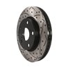 DS-One | Coated Slotted Drilled Disc Brake Rotor - Front - HS250h / xB / Prius V / RAV4 2006-2018