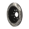 DS-One | Coated Slotted Drilled Disc Brake Rotor - Rear - IS250 2.5L 2006-2015