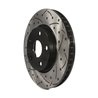 DS-One | Coated Slotted Drilled Disc Brake Rotor - Front - IS250 2.5L 2006-2015