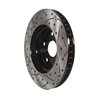 DS-One | Coated Slotted Drilled Disc Brake Rotor - Front - IS250 2.5L 2006-2015