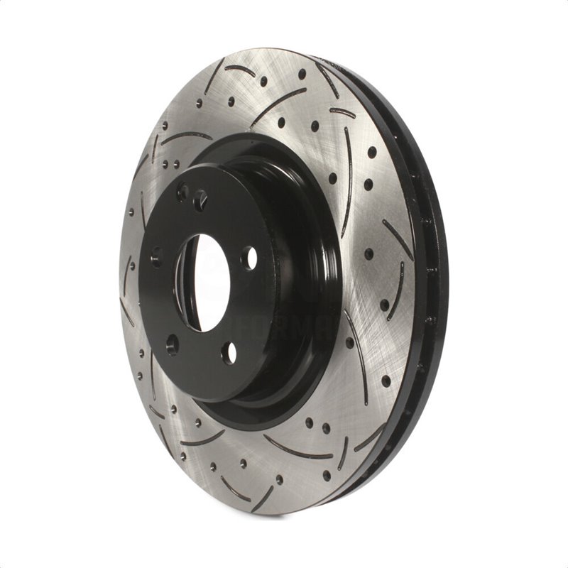 DS-One | Coated Slotted Drilled Disc Brake Rotor - Front - Mercedes-Benz 2006-2015 DS-One Brake Rotors