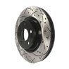 DS-One | Coated Slotted Drilled Disc Brake Rotor - Front - Mercedes-Benz 2006-2015 DS-One Brake Rotors