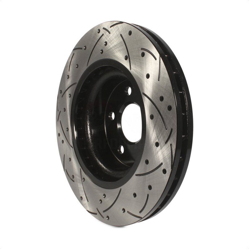 DS-One | Coated Slotted Drilled Disc Brake Rotor - Front - Mercedes-Benz 2006-2015 DS-One Brake Rotors