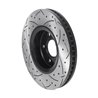 DS-One | Coated Slotted Drilled Disc Brake Rotor - Front - FX35 / FX37 / FX45 / QX70 2005-2014 DS-One Brake Rotors