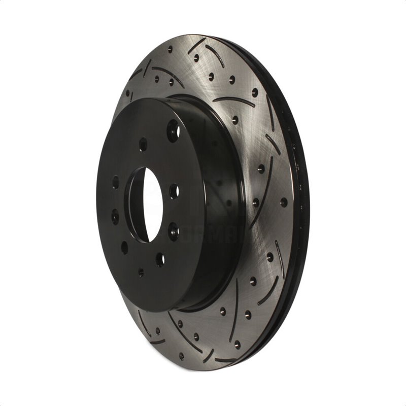 DS-One | Coated Slotted Drilled Disc Brake Rotor - Rear - CX-9 3.5L / 3.7L 2007-2015