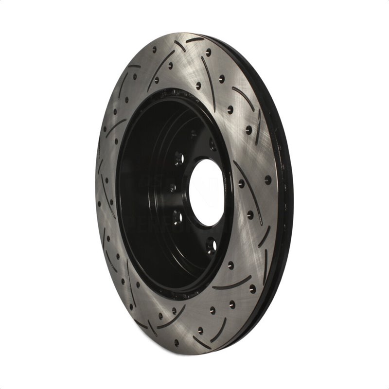 DS-One | Coated Slotted Drilled Disc Brake Rotor - Rear - CX-9 3.5L / 3.7L 2007-2015