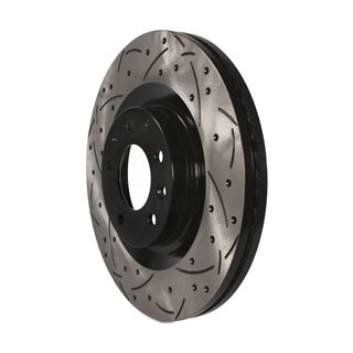 DS-One | Coated Slotted Drilled Disc Brake Rotor - Front - Edge / MKX / CX-9 2007-2015