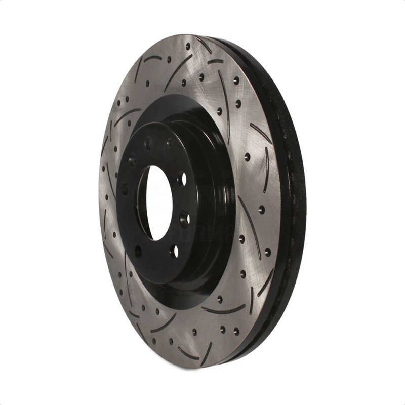 DS-One | Coated Slotted Drilled Disc Brake Rotor - Front - Edge / MKX / CX-9 2007-2015