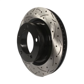 DS-One | Coated Slotted Drilled Disc Brake Rotor - Front - LX570 / Sequoia / Tundra 2007-2022 DS-One Brake Rotors