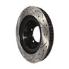 DS-One | Coated Slotted Drilled Disc Brake Rotor - Front - LX570 / Sequoia / Tundra 2007-2022