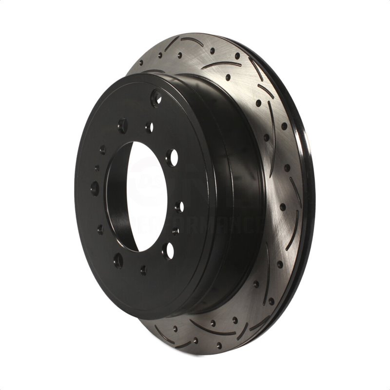 DS-One | Coated Slotted & Drilled Disc Brake Rotor - Rear - LX570 / Land Cruiser / Sequoia / Tundra 2007-2022 DS-One Brake Ro...