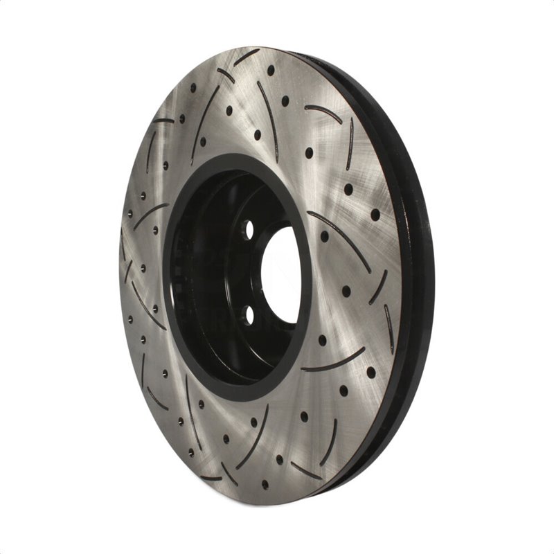 DS-One | Coated Slotted Drilled Disc Brake Rotor - Front - X5 / X6 3.0L 2007-2019