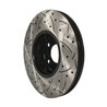 DS-One | Coated Slotted Drilled Disc Brake Rotor - Front - X5 / X6 3.0L 2007-2019