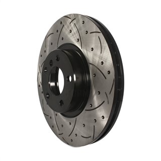 DS-One | Coated Slotted Drilled Disc Brake Rotor - Front - X5 / X6 xDrive35i 2007-2018 DS-One Brake Rotors