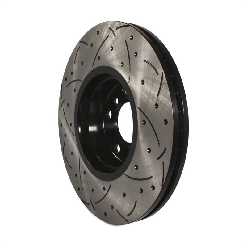 DS-One | Coated Slotted Drilled Disc Brake Rotor - Front - X5 / X6 xDrive35i 2007-2018 DS-One Brake Rotors