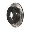 DS-One | Coated Slotted Drilled Disc Brake Rotor - Rear - Lancer Ralliart / Outlander 2007-2014