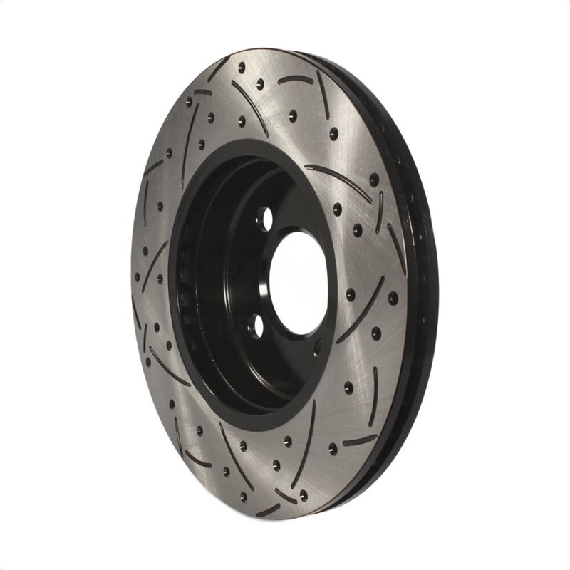DS-One | Coated Slotted Drilled Disc Brake Rotor - Front - Cooper 1.5T / 1.6L / 2.0T 2007-2015 DS-One Brake Rotors