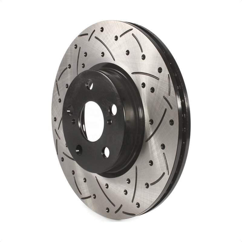 DS-One | Coated Slotted Drilled Disc Brake Rotor - Front - Vibe / xD / Corolla / Matrix 1.8L / 2.4L 2008-2019 DS-One Brake Ro...