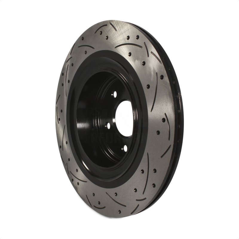 DS-One | Coated Slotted Drilled Disc Brake Rotor - Rear - G37 / Q60 / 370Z / Z 3.7L / 3.0T 2008-2023 DS-One Brake Rotors