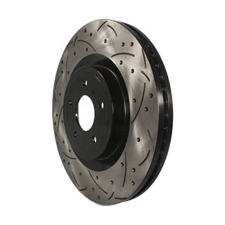 DS-One | Coated Slotted Drilled Disc Brake Rotor - Front - Infiniti / Nissan 2008-2023 DS-One Brake Rotors