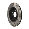 DS-One | Coated Slotted Drilled Disc Brake Rotor - Rear - Audi 2008-2022