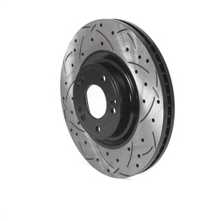 DS-One | Coated Slotted Drilled Disc Brake Rotor - Front - Genesis 3.8L / 4.6L 2009-2014 DS-One Brake Rotors