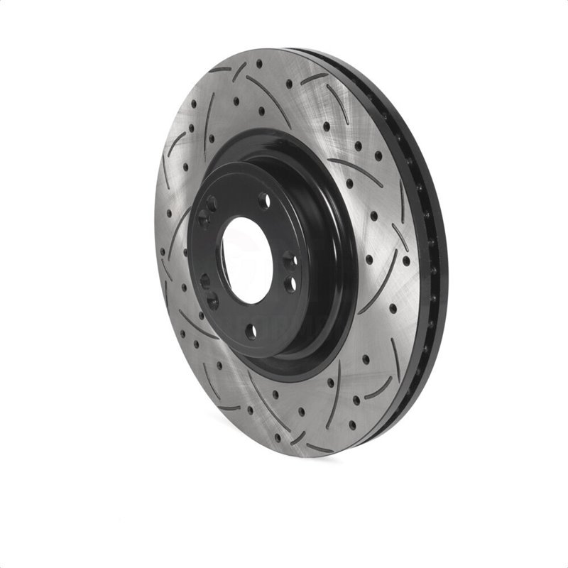 DS-One | Coated Slotted Drilled Disc Brake Rotor - Front - Genesis 3.8L / 4.6L 2009-2014 DS-One Brake Rotors