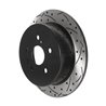 DS-One | Coated Slotted Drilled Disc Brake Rotor - Rear - Venza 2.7L / 3.5L 2009-2016 DS-One Brake Rotors