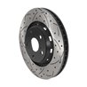 DS-One | Coated Slotted Drilled Disc Brake Rotor - Front - Venza 2.7L / 3.5L 2009-2016