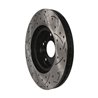DS-One | Coated Slotted Drilled Disc Brake Rotor - Front - TL / Odyssey 3.5L / 3.7L 2009-2014