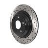 DS-One | Coated Slotted Drilled Disc Brake Rotor - Rear - TL 3.5L / 3.7L 2009-2014 DS-One Brake Rotors