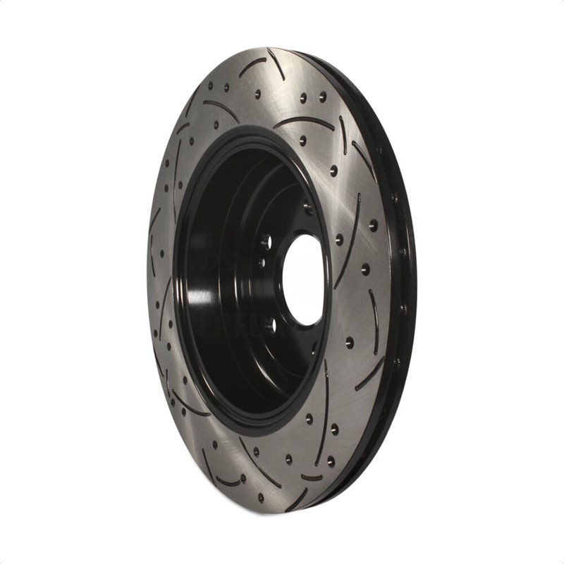 DS-One | Coated Slotted Drilled Disc Brake Rotor - Rear - Genesis Coupe 2.0T / 3.8L 2010-2016 DS-One Brake Rotors