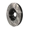 DS-One | Coated Slotted Drilled Disc Brake Rotor - Front - XC60 2010-2017 DS-One Brake Rotors
