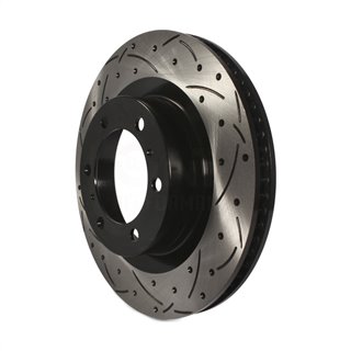 DS-One | Coated Slotted Drilled Disc Brake Rotor - Front - GX460 / 4Runner 2010-2023