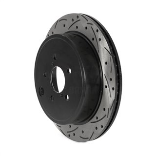 DS-One | Coated Slotted Drilled Disc Brake Rotor - Rear - Scion / Subaru / Toyota 2010-2023