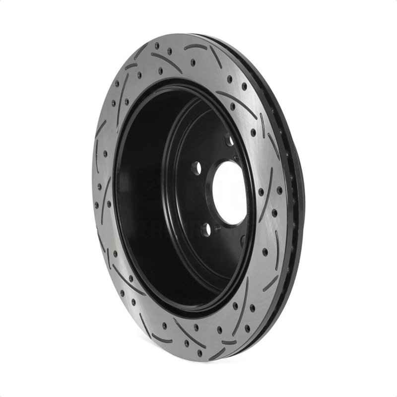 DS-One | Coated Slotted Drilled Disc Brake Rotor - Rear - Scion / Subaru / Toyota 2010-2023 DS-One Brake Rotors