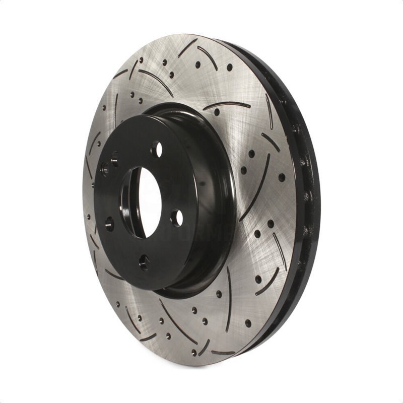 DS-One | Coated Slotted Drilled Disc Brake Rotor - Front - Mercedes-Benz 2008-2019 DS-One Brake Rotors