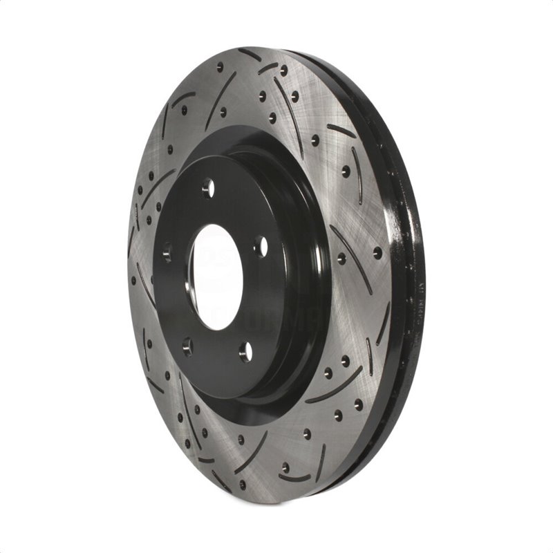 DS-One | Coated Slotted Drilled Disc Brake Rotor - Front - Juke / Sentra 1.6T 2011-2019