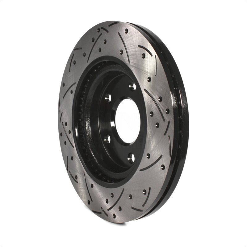 DS-One | Coated Slotted Drilled Disc Brake Rotor - Front - Juke / Sentra 1.6T 2011-2019
