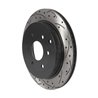 DS-One | Coated Slotted Drilled Disc Brake Rotor - Rear - QX56 / QX80 / Armada 5.6L 2011-2022