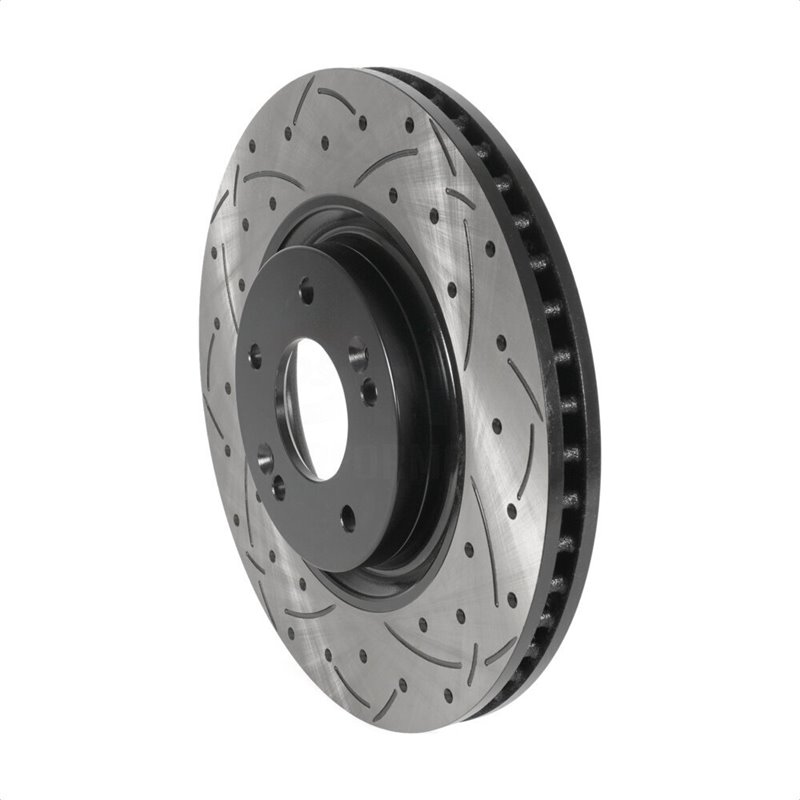 DS-One | Coated Slotted Drilled Disc Brake Rotor - Front - Hyundai / Kia 2011-2022