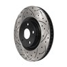 DS-One | Coated Slotted Drilled Disc Brake Rotor - Front Right - Lexus 2007-2020 DS-One Brake Rotors