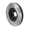 DS-One | Coated Slotted Drilled Disc Brake Rotor - Front Right - Lexus 2007-2020 DS-One Brake Rotors