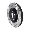 DS-One | Coated Slotted Drilled Disc Brake Rotor - Front Left - Lexus 2007-2020 DS-One Brake Rotors