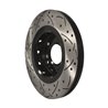 DS-One | Coated Slotted Drilled Disc Brake Rotor - Front - Lancer Ralliart 2.0T 2009-2014