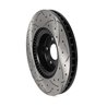 DS-One | Coated Slotted Drilled Disc Brake Rotor - Front - A6 / A6 Quattro / A7 Quattro 2012-2016