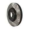 DS-One | Coated Slotted Drilled Disc Brake Rotor - Front - Audi 2011-2017